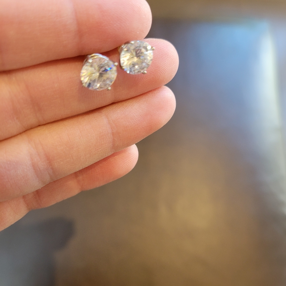 Elegant Silver Stud Earrings